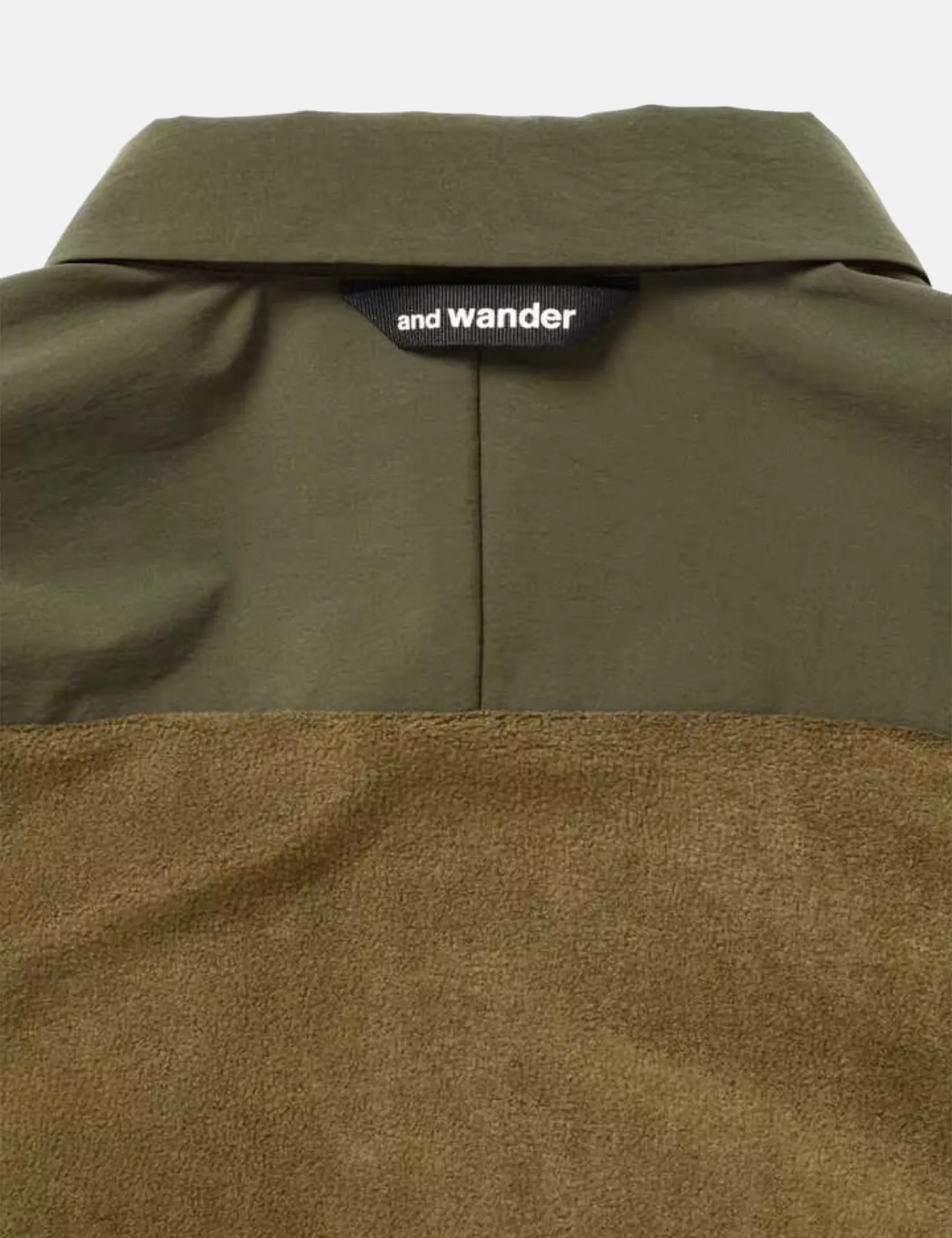 and Wander Fleece Base Long Sleeve Shirt - Khaki Green