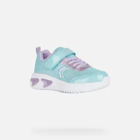 Aqua/lavender light up sneakers(J Assister)