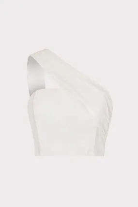 Arantza Draped One Shoulder Top