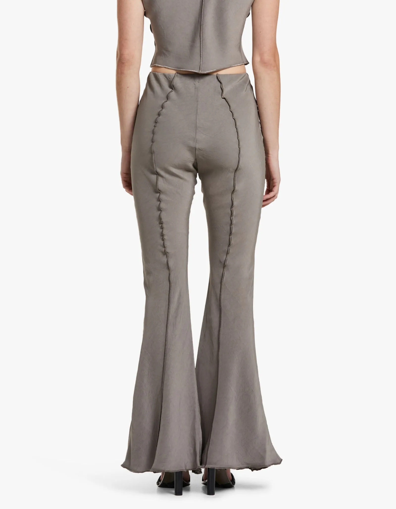 Babylock Flare Trousers - Taupe