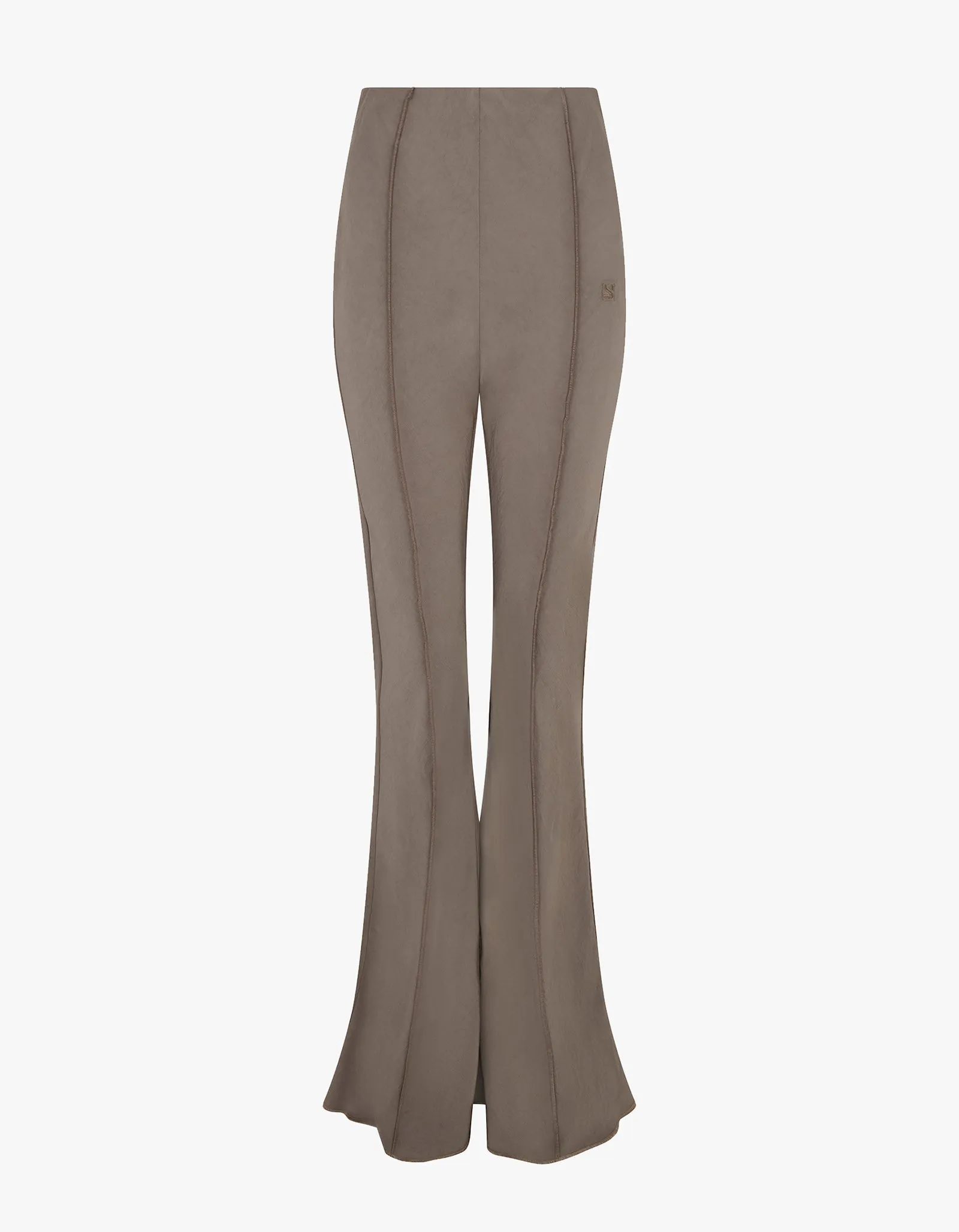 Babylock Flare Trousers - Taupe