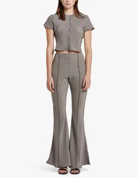 Babylock Flare Trousers - Taupe