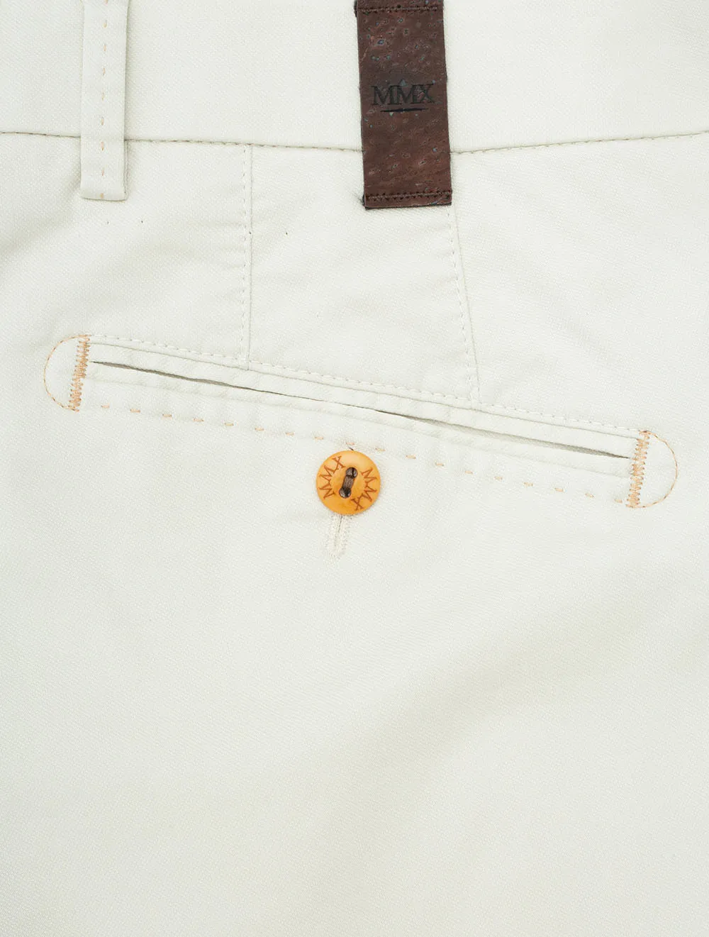 Beige Pegasus Cotton Chino Shorts