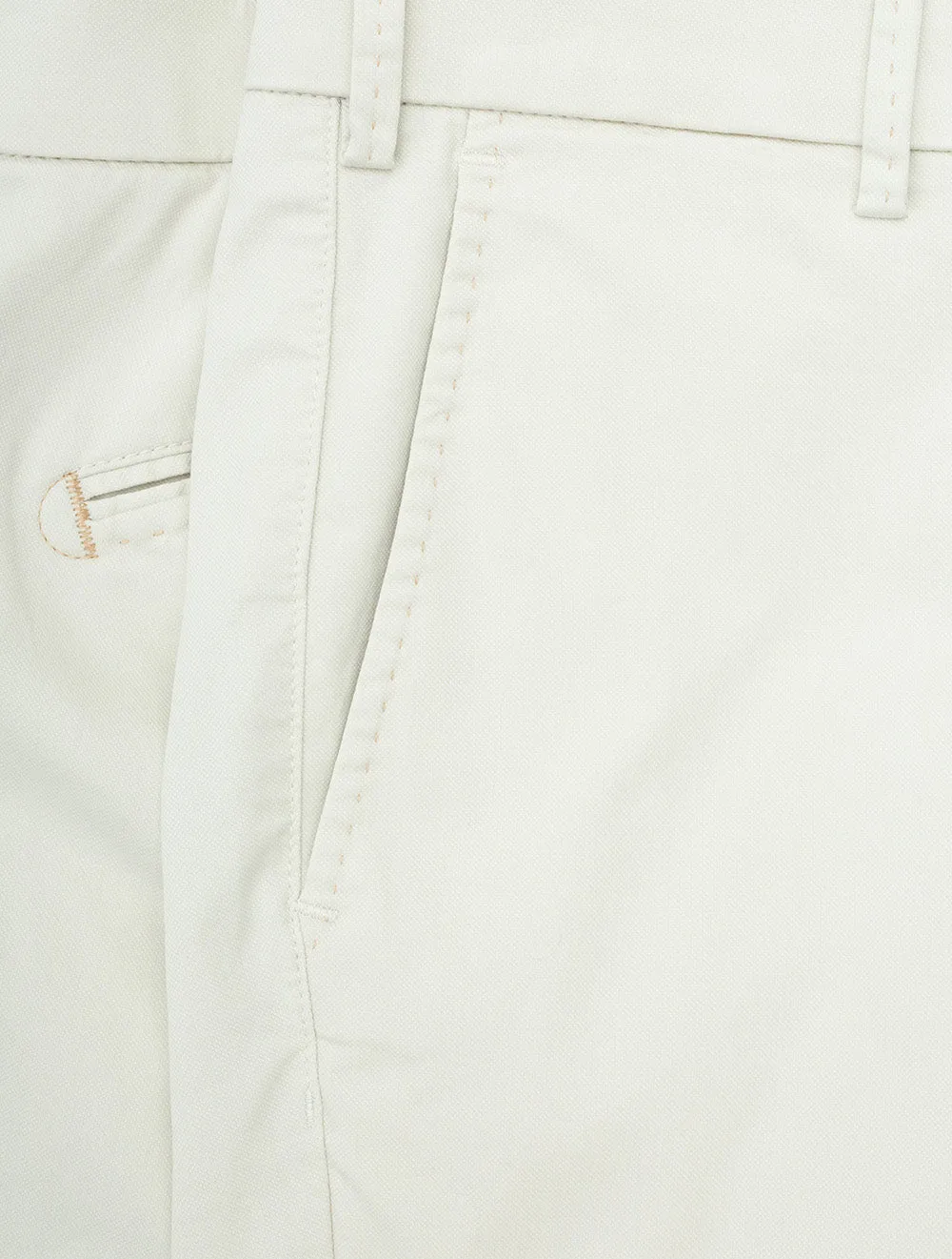 Beige Pegasus Cotton Chino Shorts