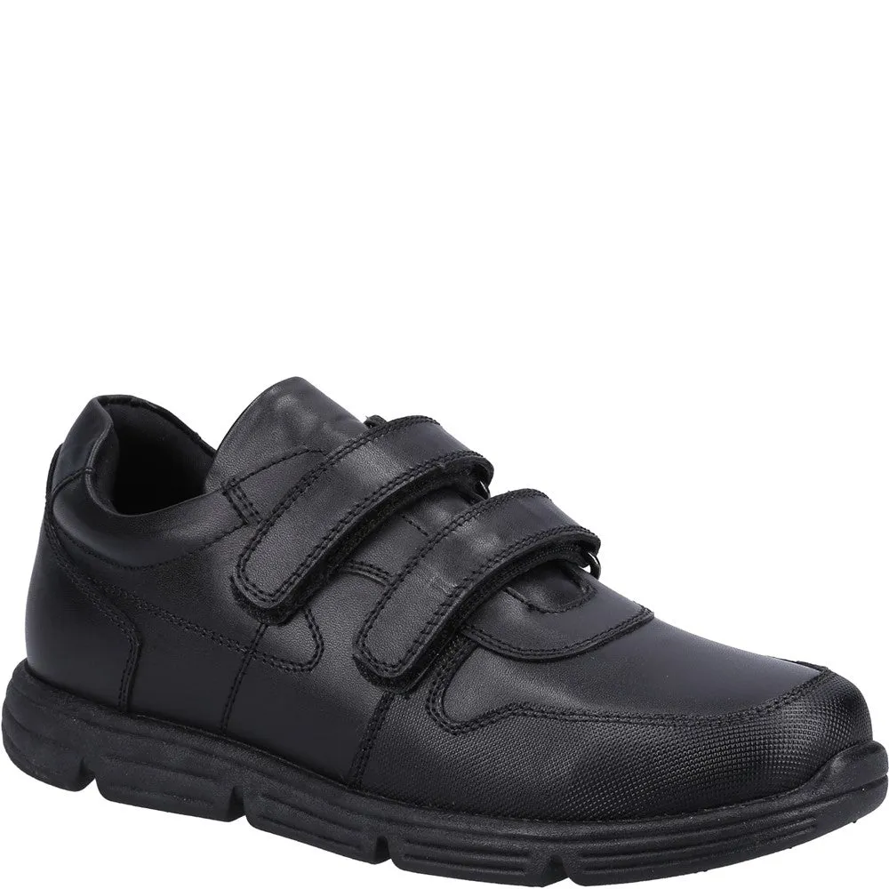 Black Lucas Junior School Shoes