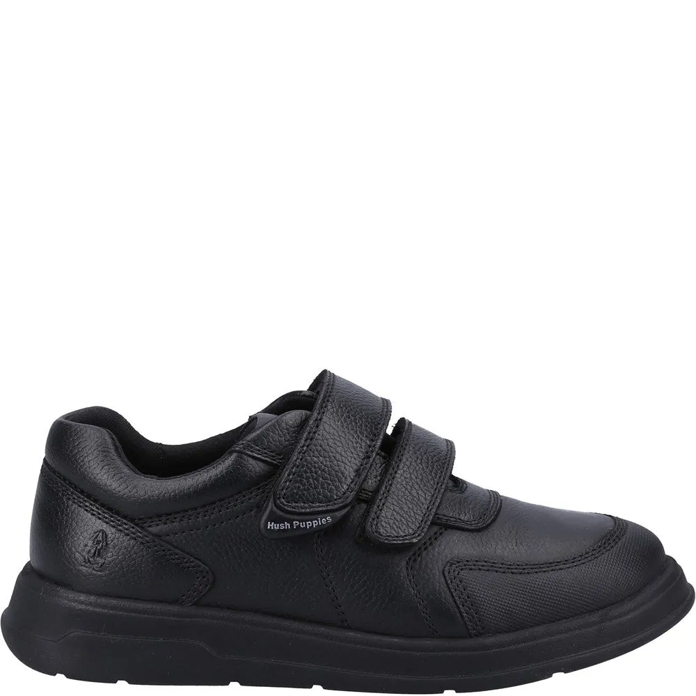 Black Ryan Senior School Shoes