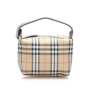 Burberry House Check Canvas Handbag (SHG-16914)