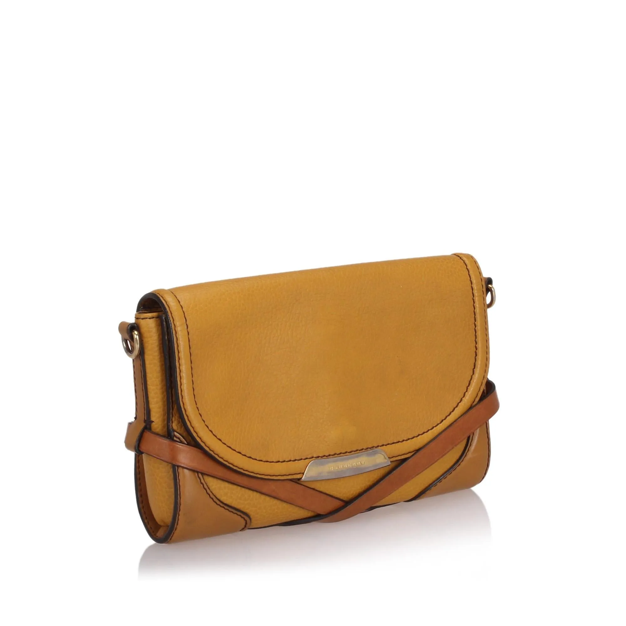 Burberry Leather Abbott Crossbody Bag (SHG-11577)