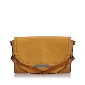 Burberry Leather Abbott Crossbody Bag (SHG-11577)