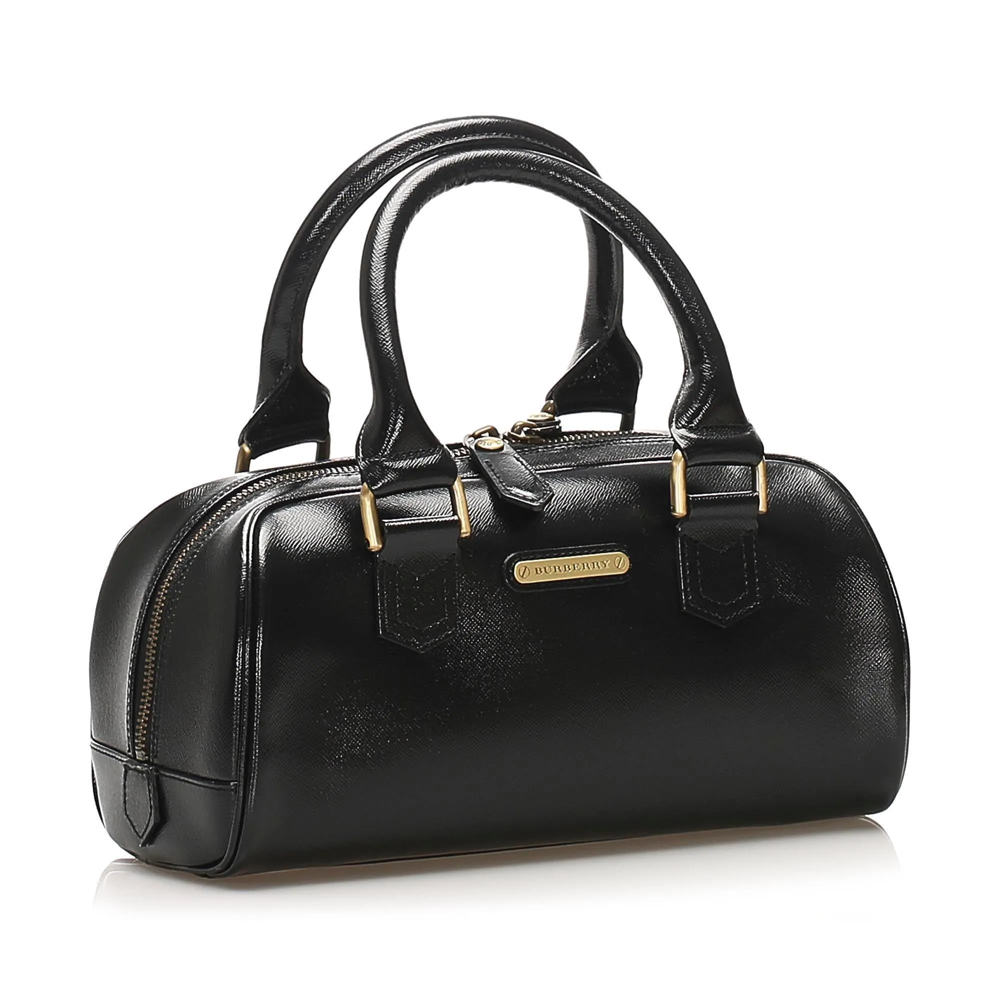 Burberry Leather Handbag (SHG-12680)