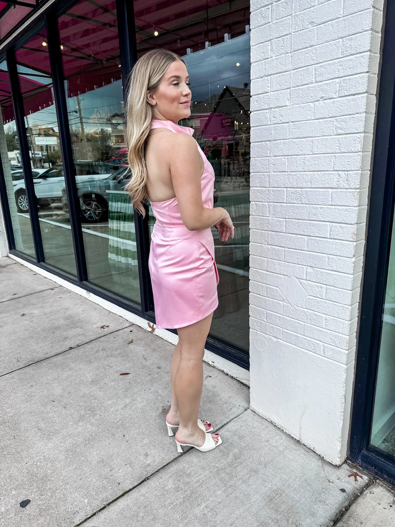 Camo Dress- Baby Pink