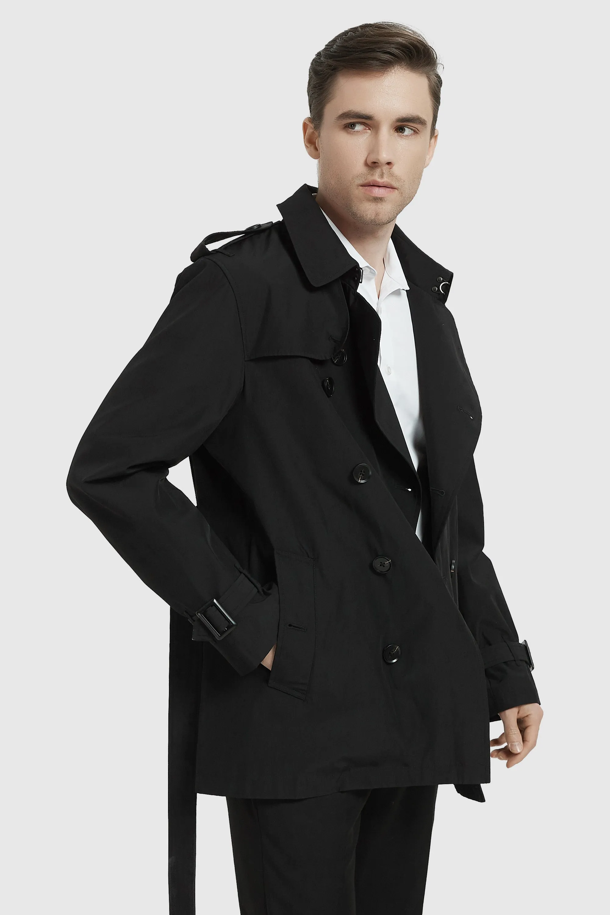 Classic Double-Breasted Overcoat