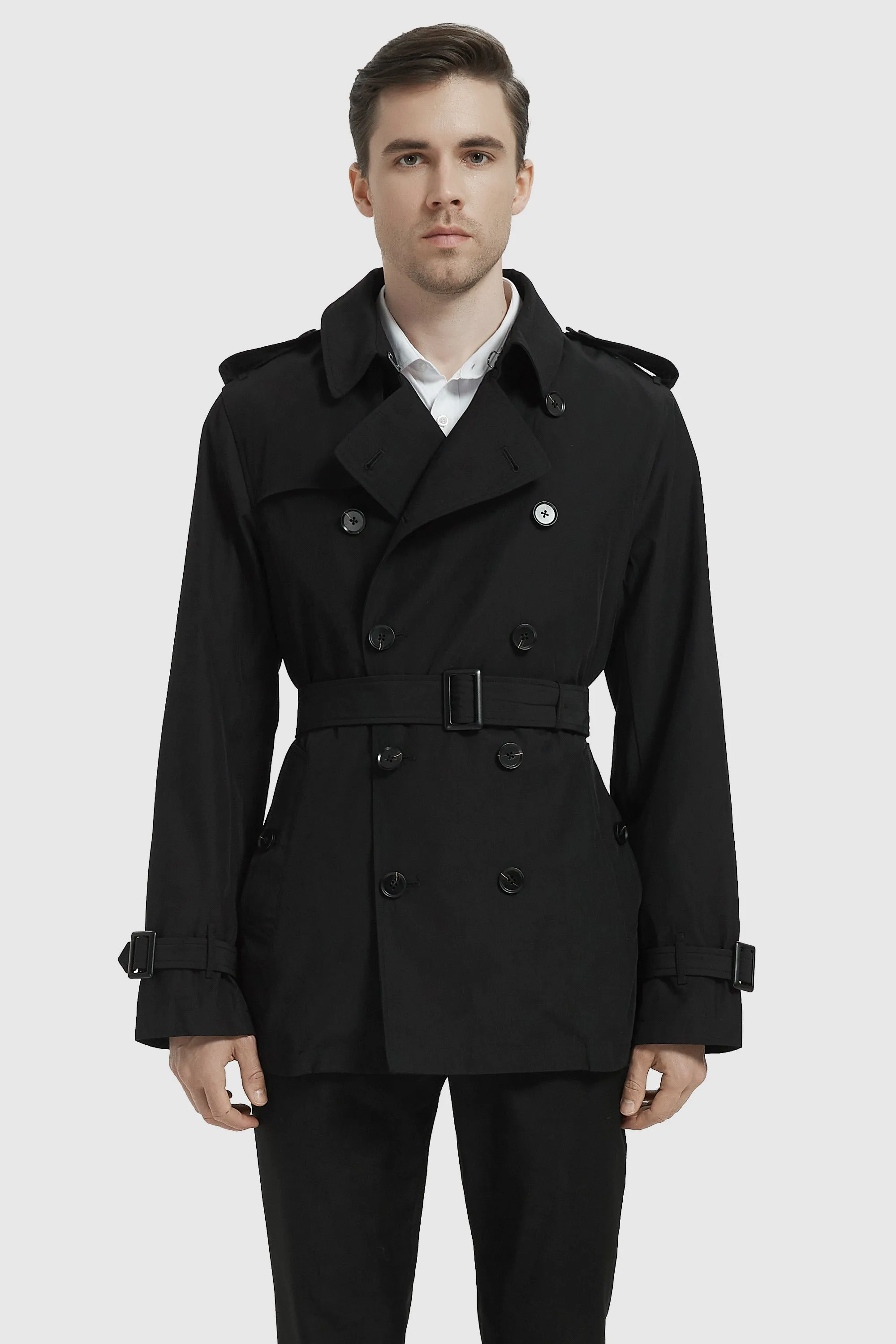 Classic Double-Breasted Overcoat