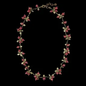 Cranberry Necklace - Cluster