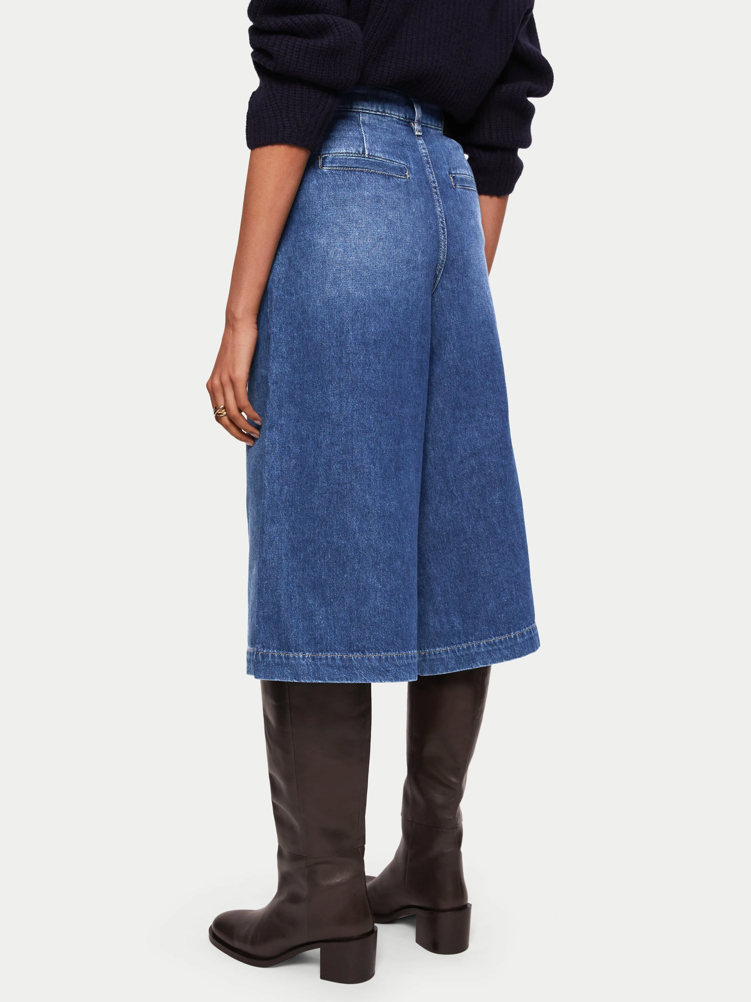 Denim Culotte | Vintage Mid Blue