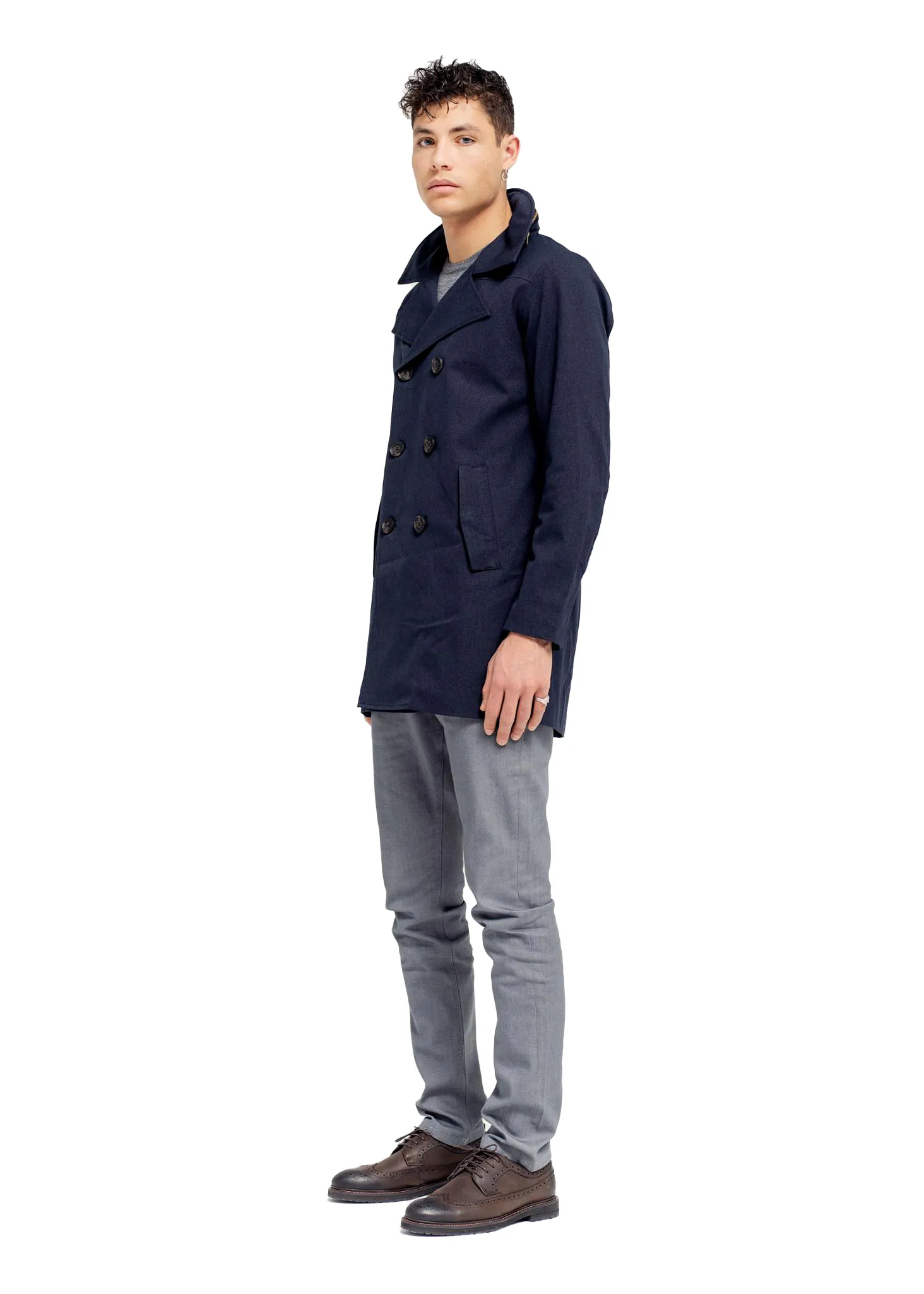 Hagl Coat - Dark Navy