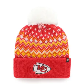 KANSAS CITY CHIEFS ELSA '47 CUFF KNIT WOMENS- 47 Brand