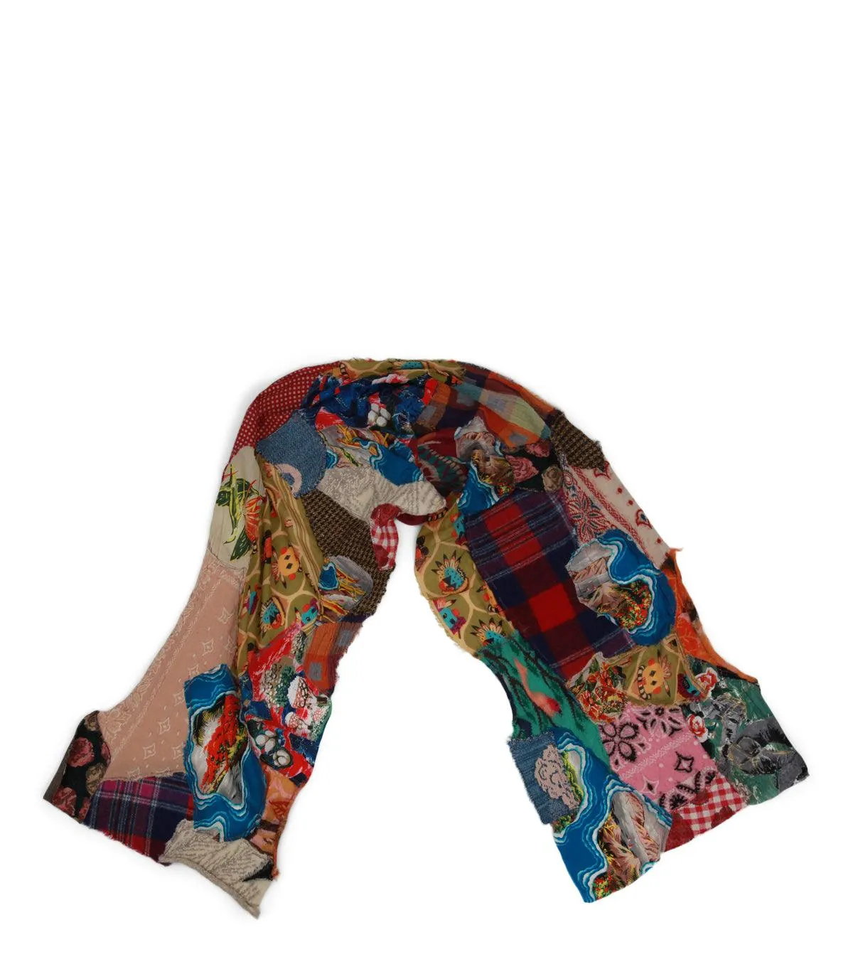 Kapital Kountry Hand Craft Patchwork Eco Stole Multi