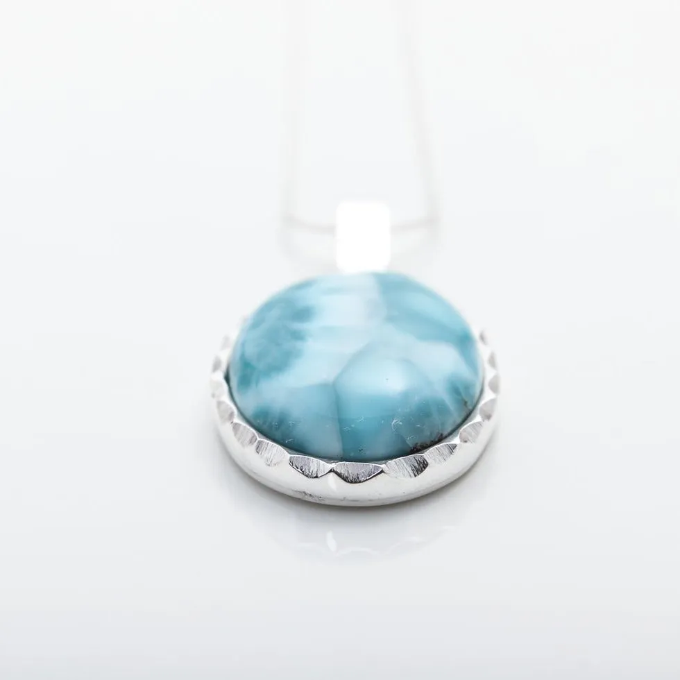 Larimar Oval Pendant Hazel