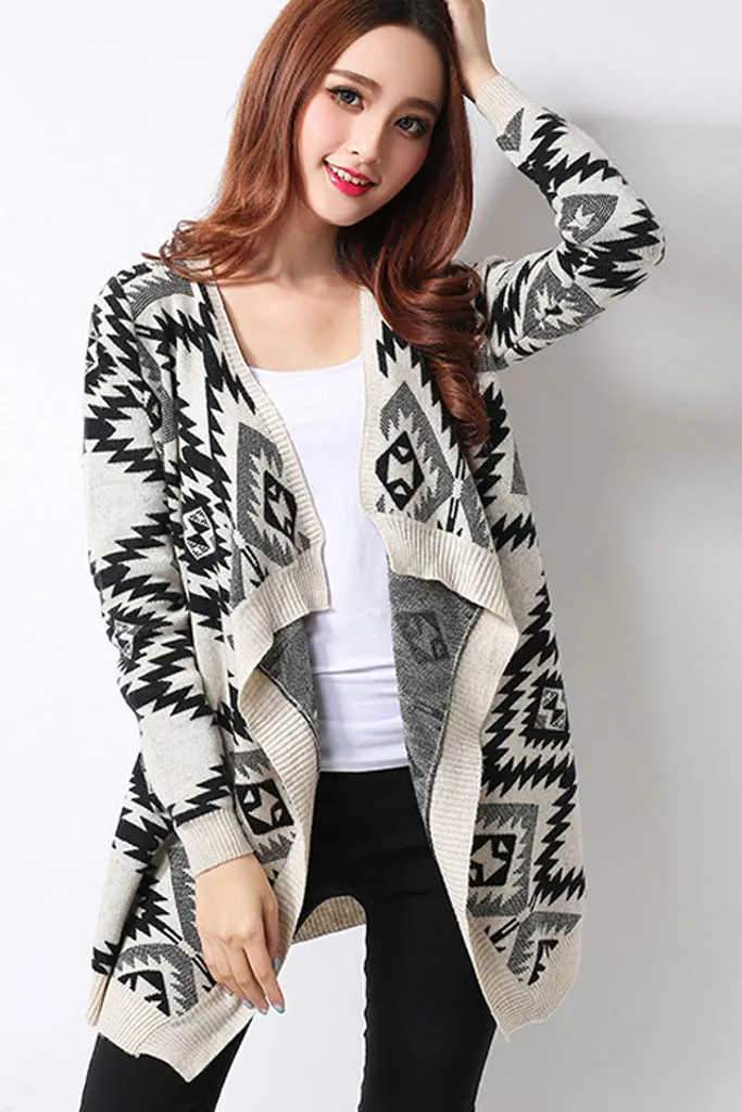 Long Sleeve Knit Cardigan