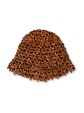 Malagasy Daisy Raffia Bucket hat