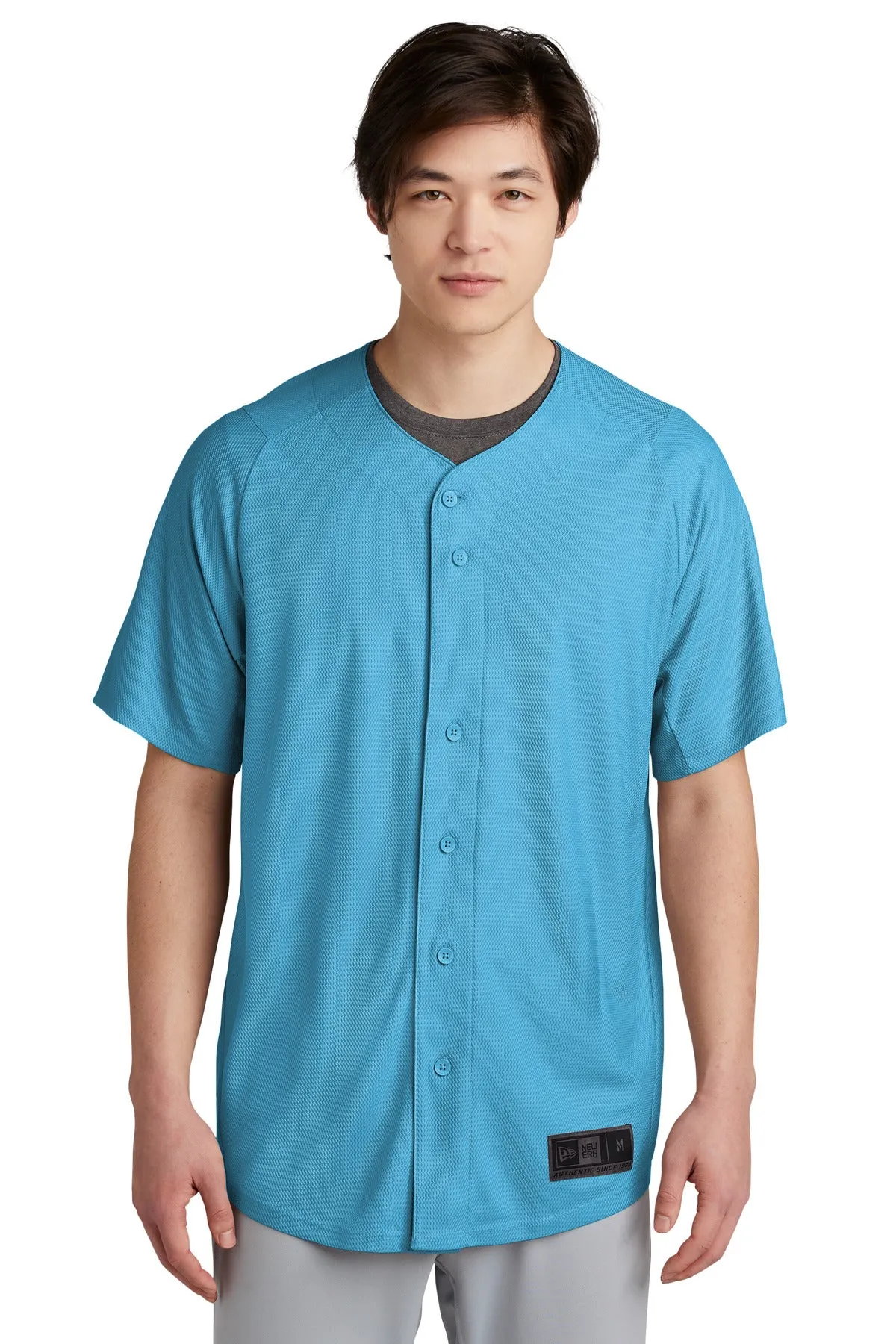 New Era Diamond Era Full-Button Jersey. NEA220