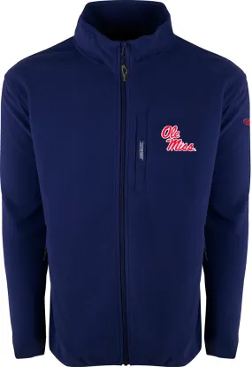 Ole Miss Full Zip Camp Fleece