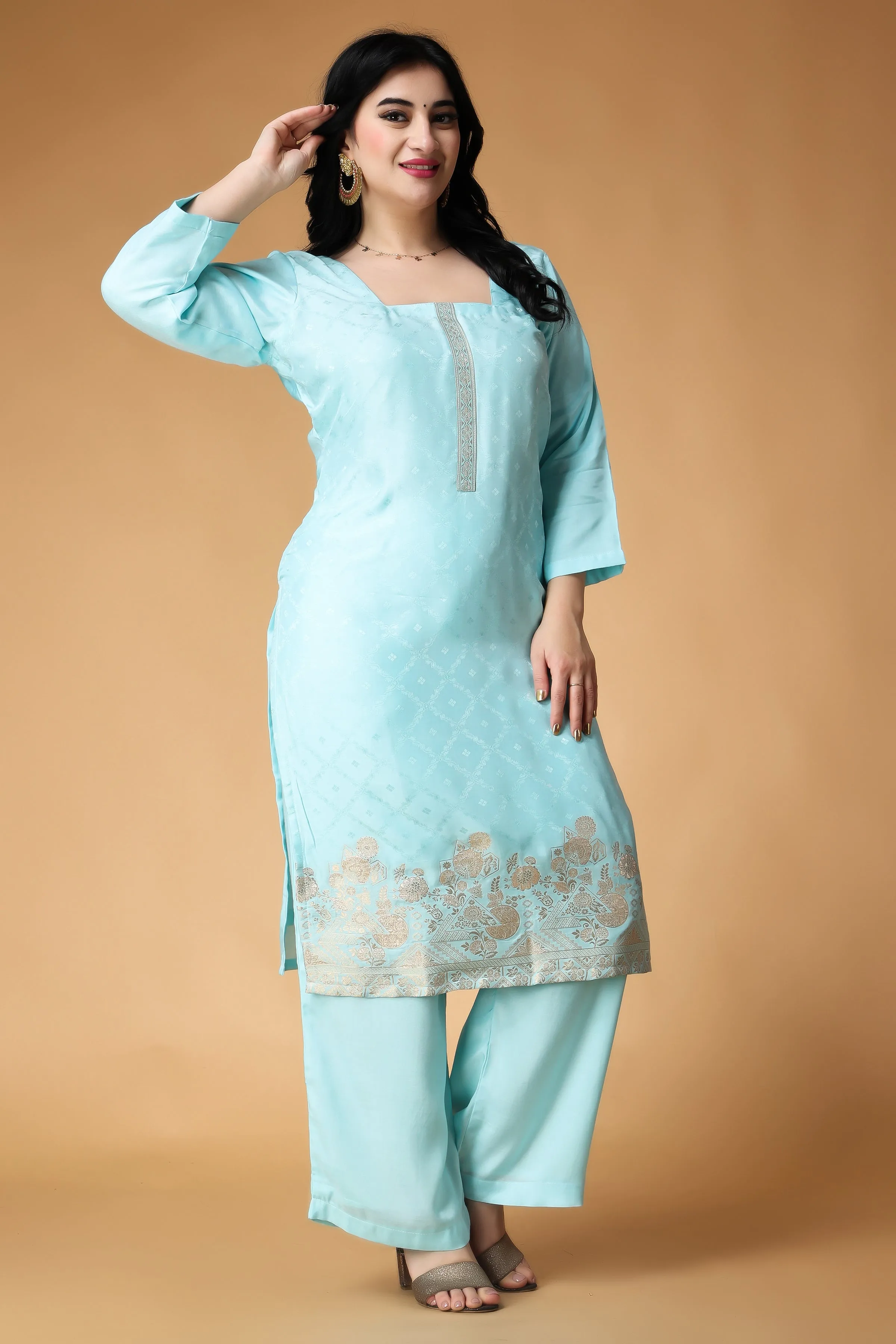 Pastel Paradise Muslin Suit Set