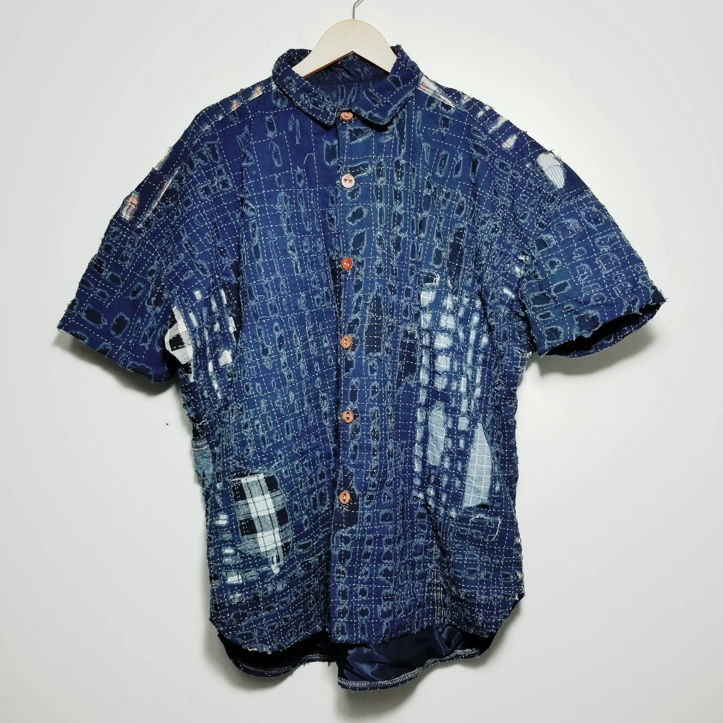 Patchwork Boro Indigo Sashiko Jacket