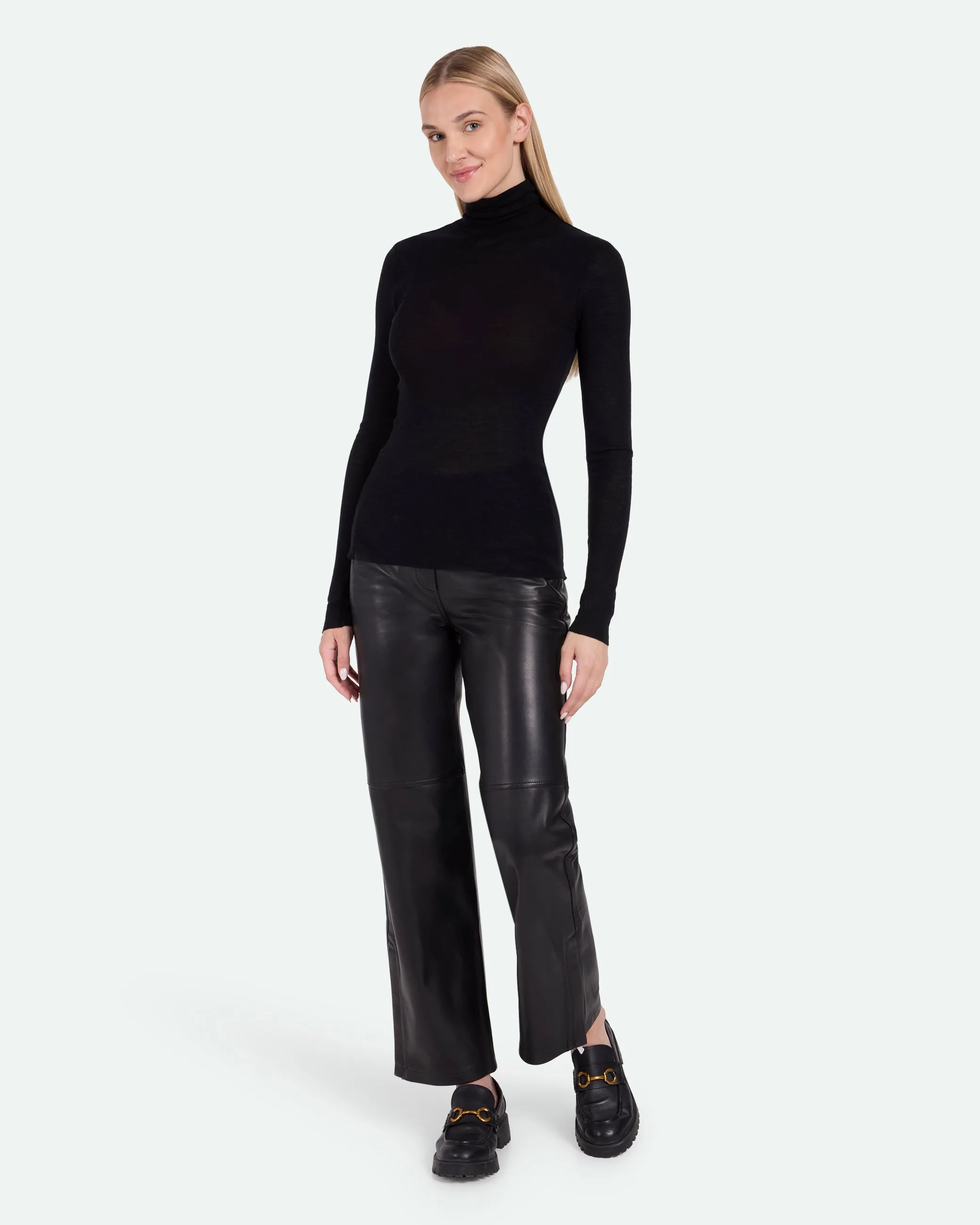 Pernilles 3736 Turtleneck - Black