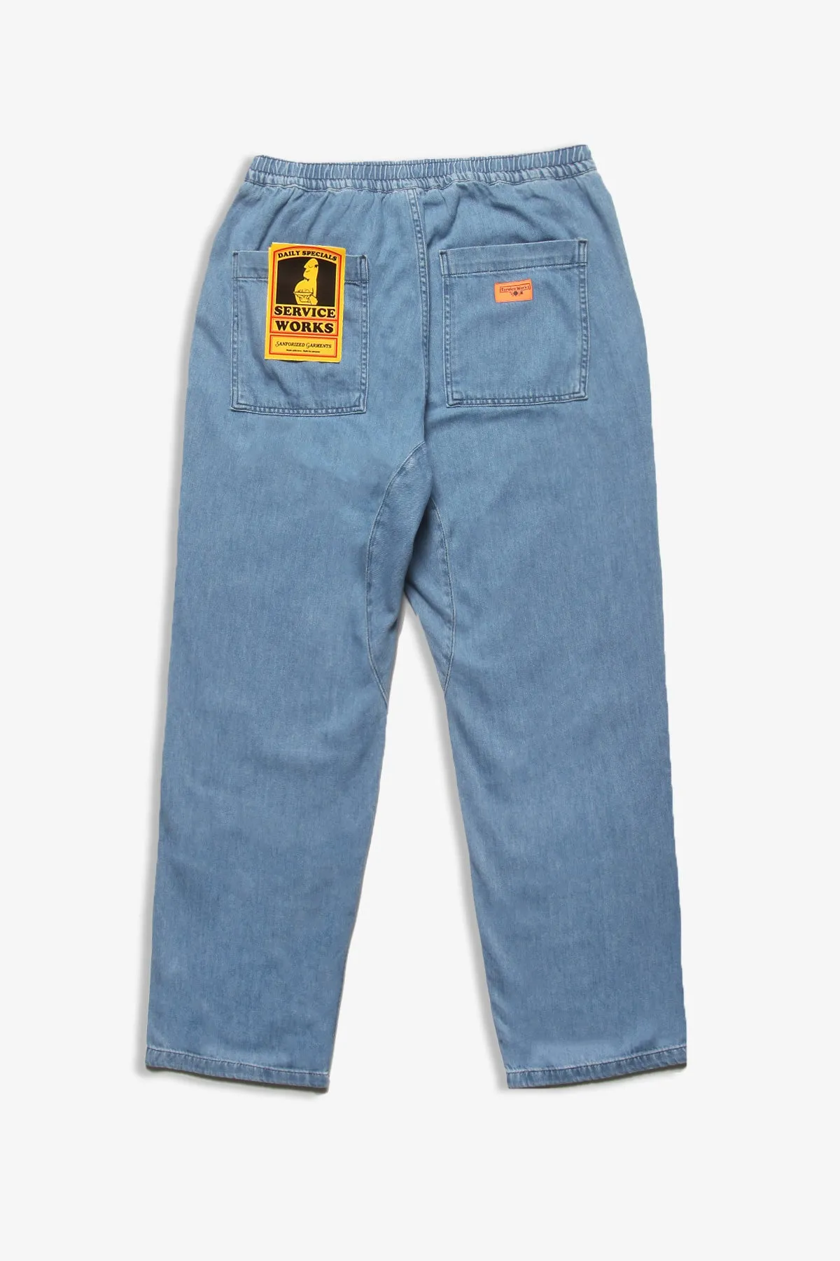 Service Works - Classic Chef Pants - Light Washed Denim