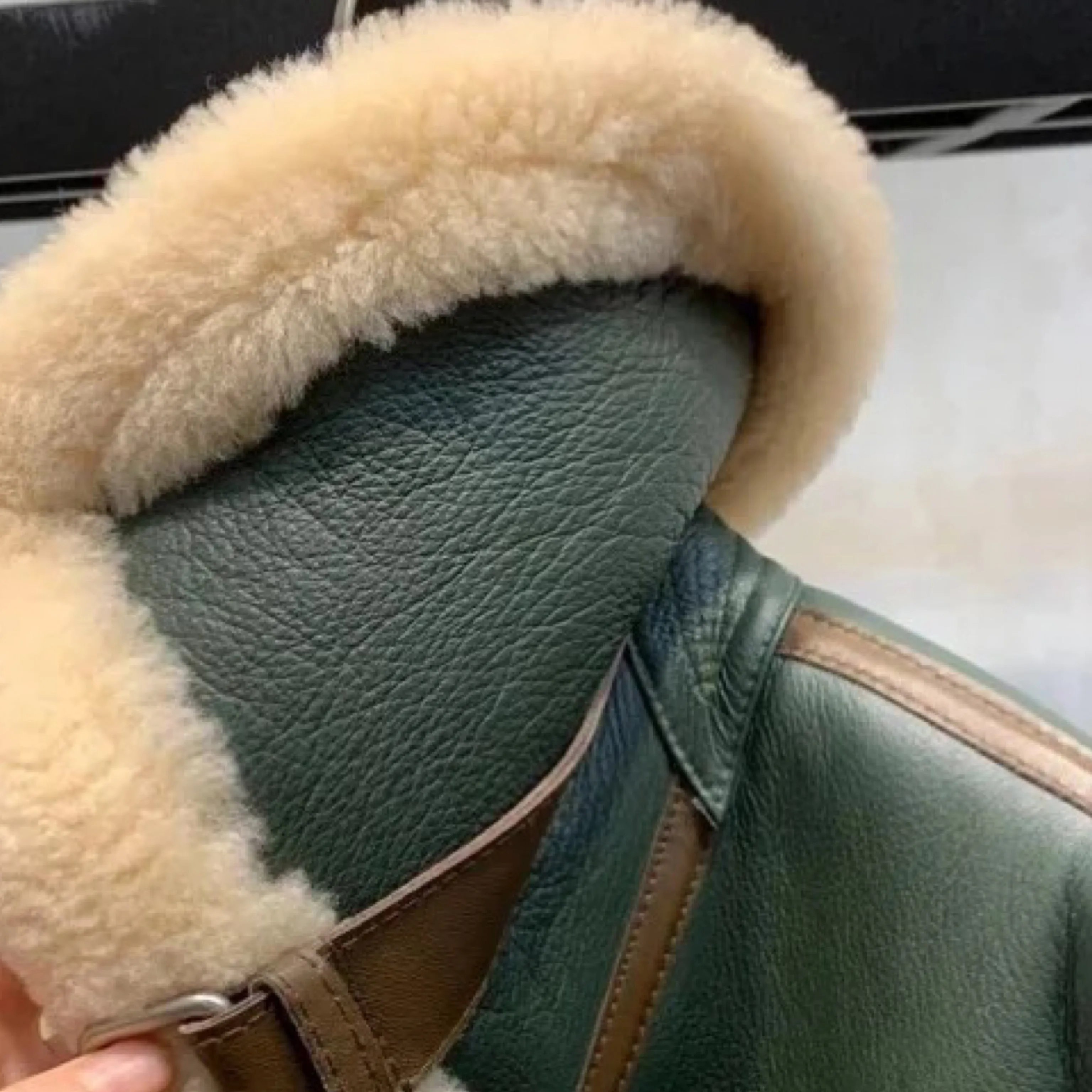 Shearling Leather Jacket