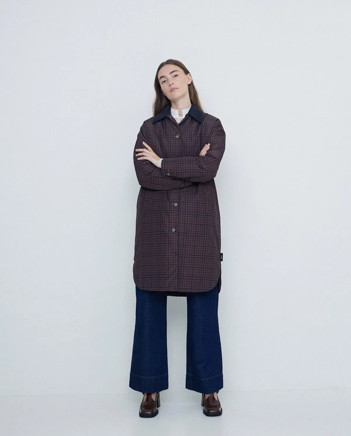 Water Repellent Padded Midi Coat by YERSE