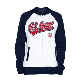 Women's New Era USWNT Raglan Full Zip Hoodie