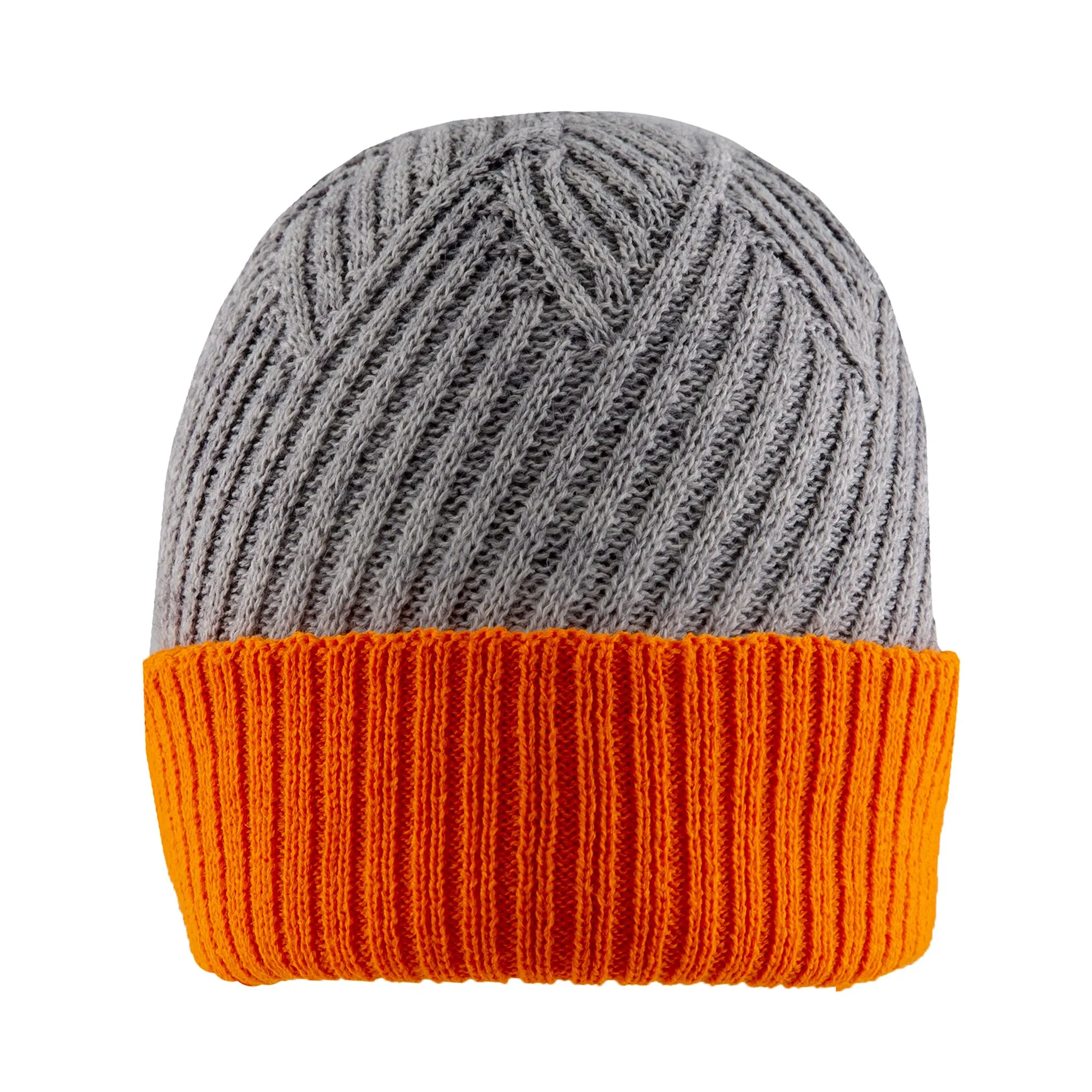 Women’s Patchwork Cable Knit Beanie Hat