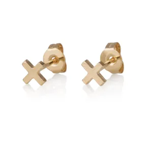 X Stud Earrings